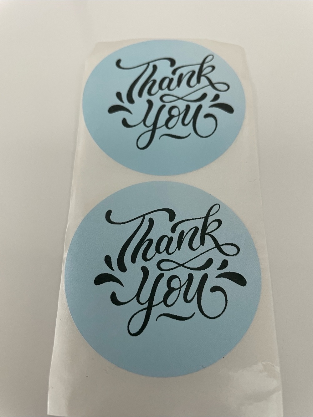 100 Custom 2” circle labels with your QR code or Thank You! - Picture 6 of 9
